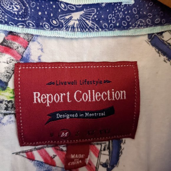 2/$20 Men's Short Sleeve Shirt with Funky Print - Picture 4 of 4